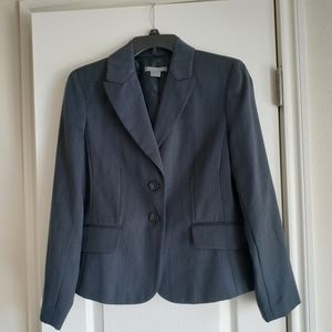 Ann Taylor Navy Blue Double Breasted Blazer